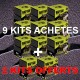 Pack 6 kits de Raptor Liner + 1 offert