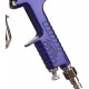 Pistolet à peinture godet HVLP bleu en 2.5 mm