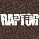 Stickers Pochoir Logo Raptor Original en Positif