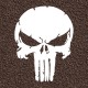 Stickers Pochoir Logo Punisher Warrior en Positif