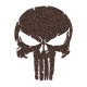 Stickers Pochoir Logo Punisher Warrior en Négatif