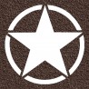 Stickers Pochoir Logo Star en Positif